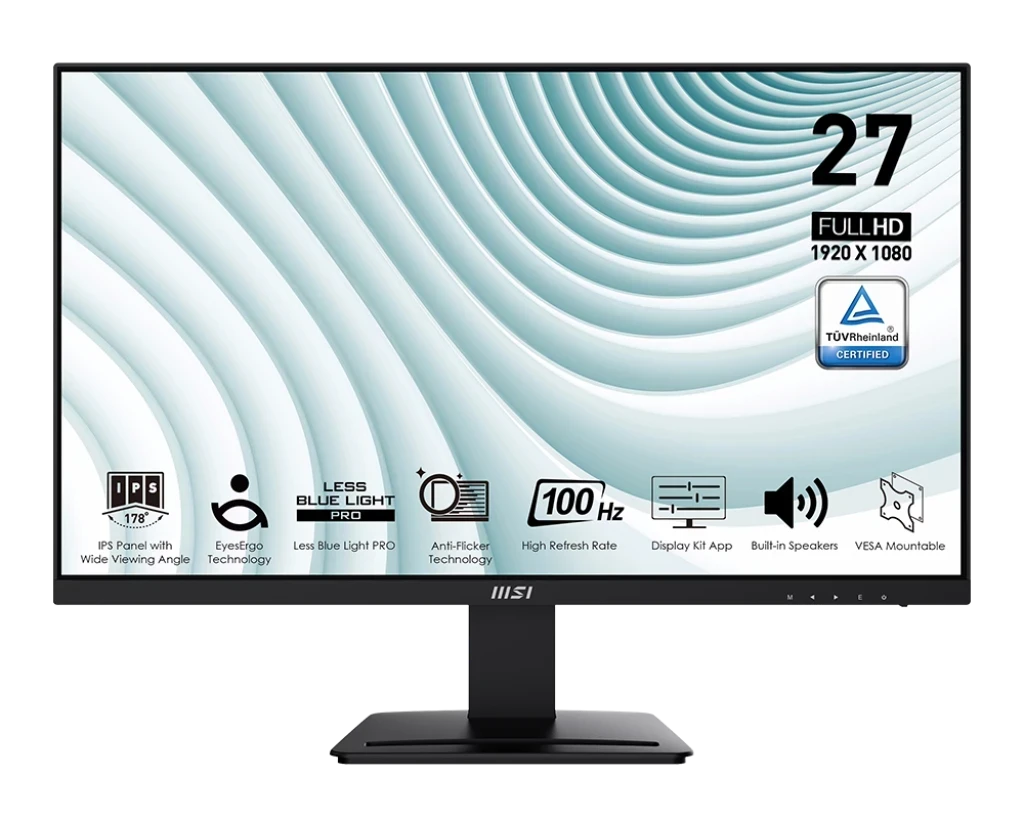 MSI PRO MP273A  Ecran bureautique 27" 