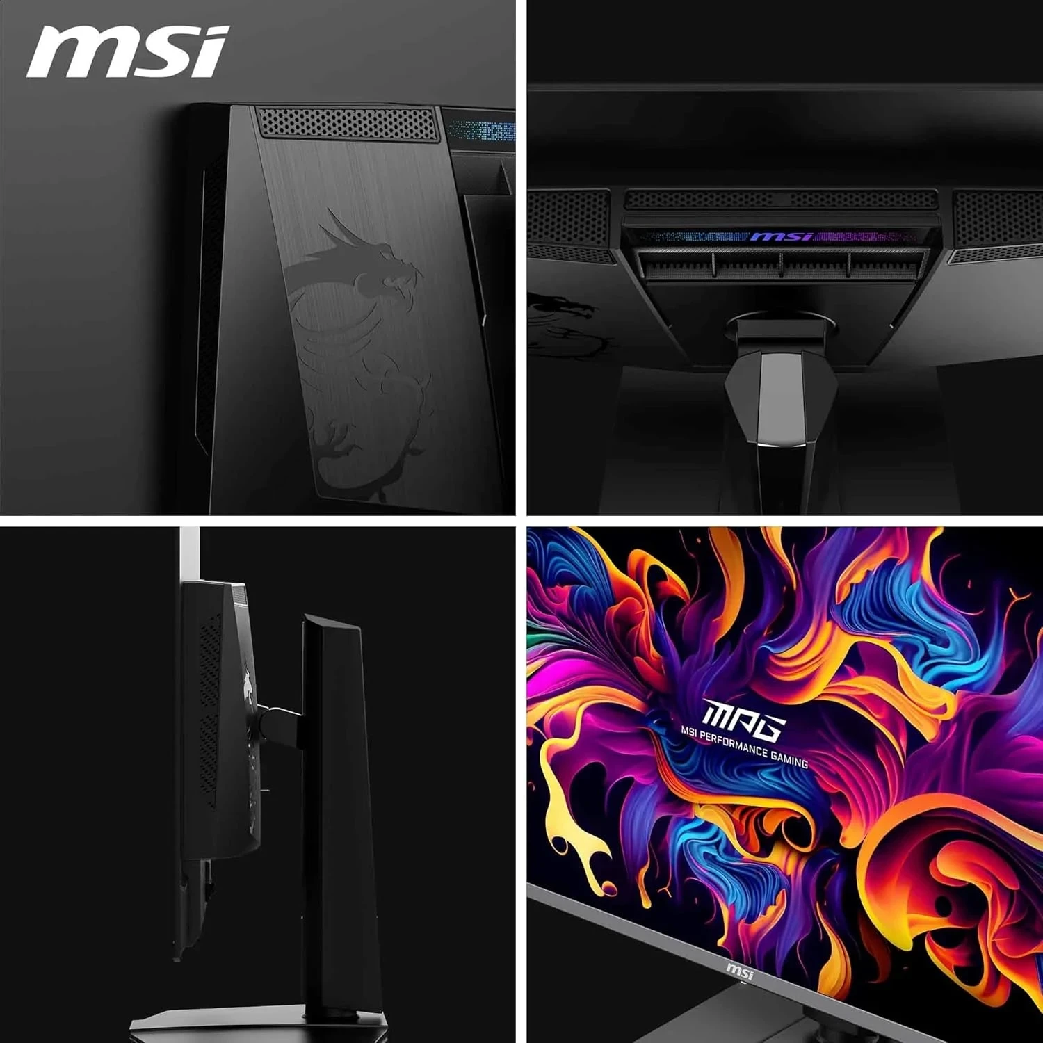 MSI MPG 322URX QD-OLED écran Gaming 31.5 Pouces 4K UHD 