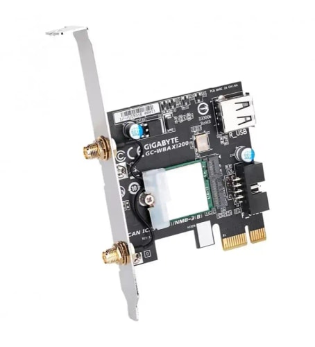 GIGABYTE GC-WBAX1200 - CARTE PCI-E WI-FI 6E + BLUETOOTH 5.2