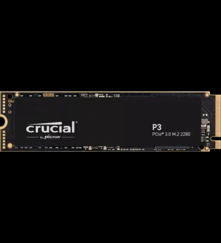 Stockage Nvme CRUCIAL P3 500G PCIE M.2 TRAY *CT500P3SSD8T