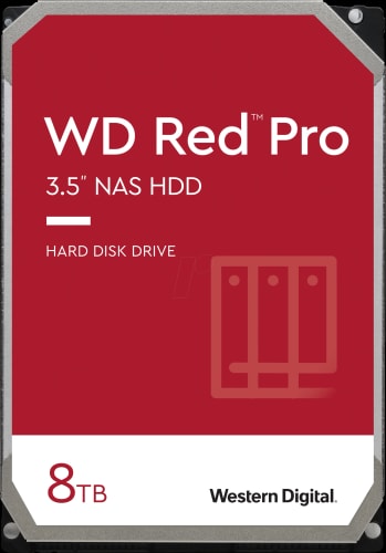 lot de 3  disque durs  WD RED PRO 8 To