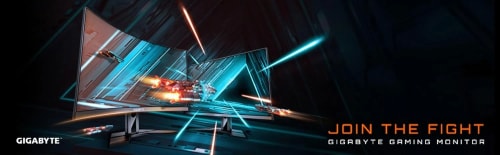 GIGABYTE G32QC A Moniteur de jeu incurvé 31,5" QHD - 2560 x 1440, 1500R, 165Hz, 1ms, 350 cd/m², FreeSync Premium Pro, Display HDR400, HDMI 2.0, DisplayPort 1.2