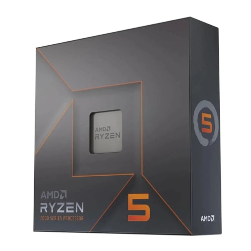 AMD Ryzen 5 7600X Processeur (Integrated Radeon Graphique Intégré, 6 Coeurs/12 Threads, 105W TDP, Socket AM5)
