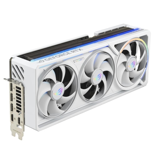 ASUS ROG Astral GeForce RTX 5090 Carte Graphique à Quatre Ventilateurs GDDR7 White OC Edition Gaming (NVIDIA DLSS 4, 3,8 emplacements, PCIe 5.0, 3 x DP 2.1b, 2 x HDMI 2.1b, Blanc, ROG-ASTRAL-RTX5090