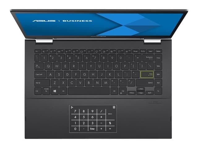 Asus VivoBook Flip 14 FHD IPS Tactile 360° I5-1135G7 8Go 256Go Iris Xe -W10P - TP470EA EC020R