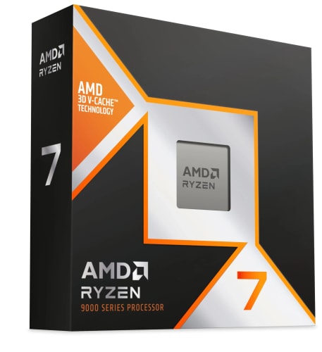 AMD RYZEN™ 7 9850X3D 8 Cœurs / 16 Threads débloqués, Architecture Zen 5, 104 Mo de Cache (L2+L3), TDP 120W, Jusqu'à 5,6 GHz en fréquence Boost, Socket AM5, Dissipateur Non Inclus.