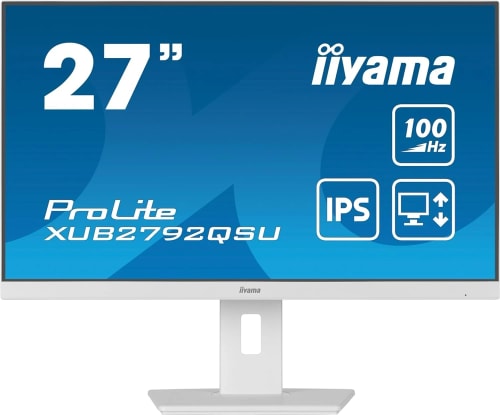 IIYAMA XUB2792QSU-W6 BLANC  27",IPS,2560x1440/100Hz,1H1DP, (copie)