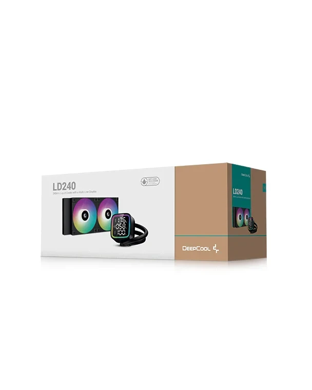 DeepCool LD240 Processeur Refroidisseur de liquide tout-en-un 12 cm Noir