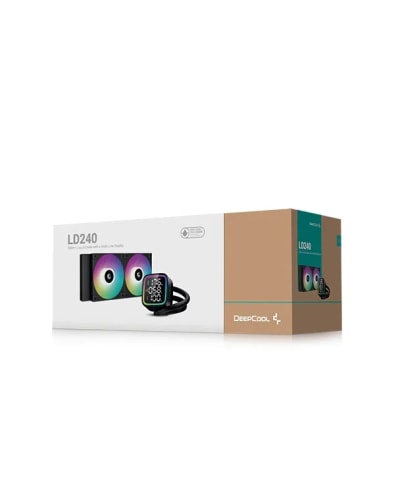 DeepCool LD240 Processeur Refroidisseur de liquide tout-en-un 12 cm Noir