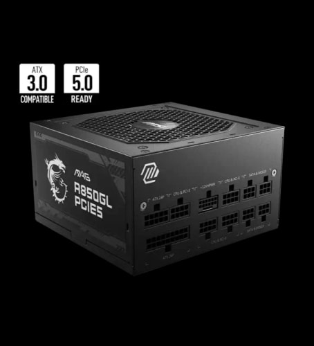 Alimentation MSI 850W MAG A850GL PCIE 5.0