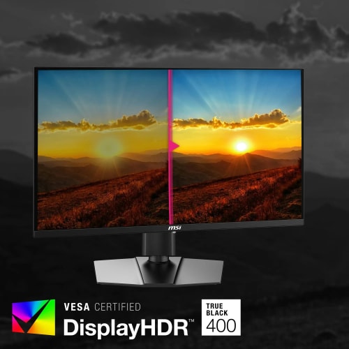 MSI MPG 271QRX QD-OLED, Moniteur de Jeu 27" QHD (2560 x 1440), Temps de Réponse 0,03 ms, 360 Hz, True Black HDR 400, HDMI, DP, USB-C, Inclinaison, Hauteur Réglable