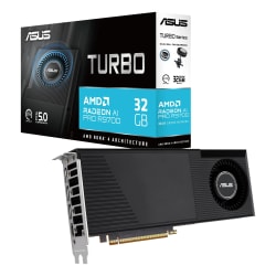 ASUS Turbo Radeon AI Pro R9700 32GB Carte Graphique conçue pour l'IA