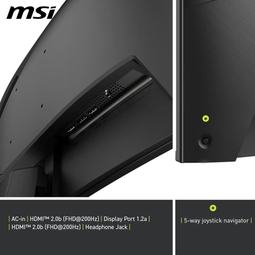 MSI MAG 276CF E20 Gaming (27") 1920 x 1080 pixels Full HD LCD