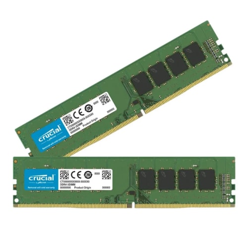 Crucial CT16G4DFRA32A Mémoire pour PC de bureau PC4-25600 (DDR4-3200), 32 Go (2 x 16 Go), mémoire DIMM