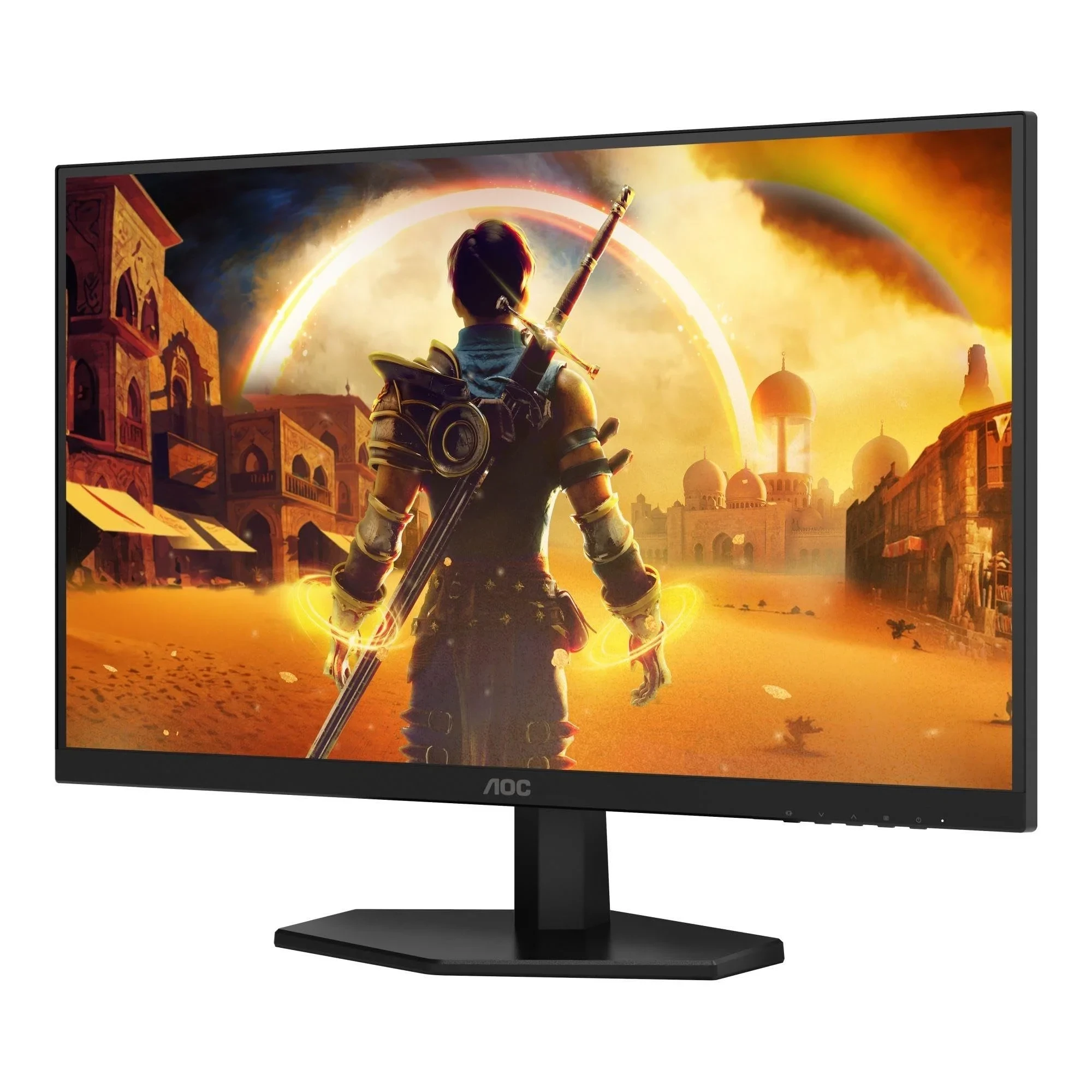 AOC Gaming 27G42E - Moniteur Full HD 27 ", 180 Hz, 1 ms, FreeSync Prem, G-Sync comp, HDR10 (1920 x 1080, 1 x HDMI 2.0, 1 x DisplayPort 1.4) Noir