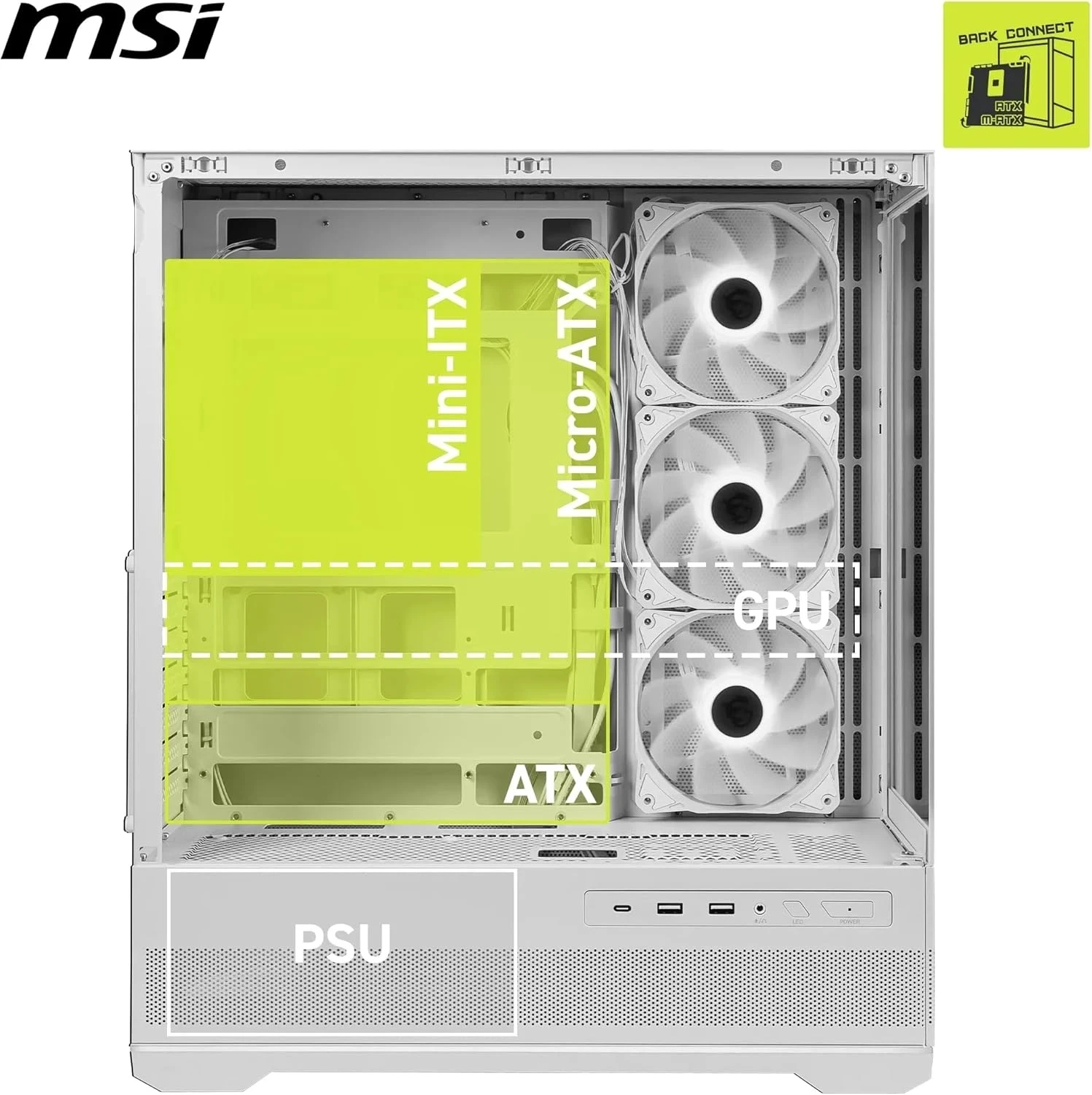 MSI MAG PANO 110R PZ BLANC
