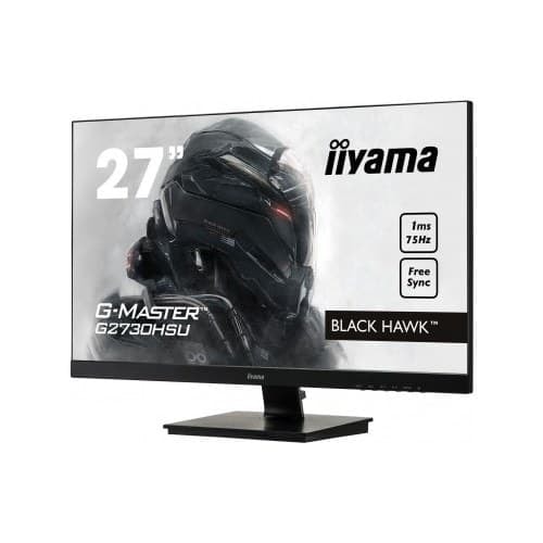 Ecran iiyama 27" G2730HSU-B1 Black Hawk 300cd/m² 75Hz VGA-HDMI-DP HP Noir