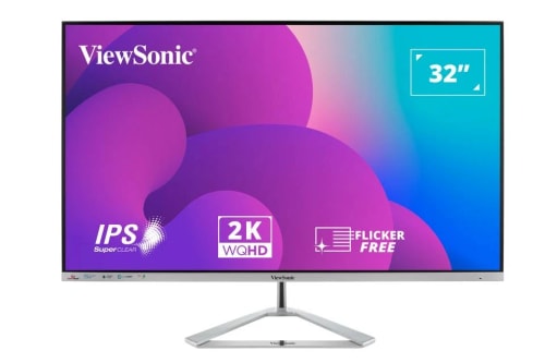 VIEWSONIC VX3276-2K-MHD-32" Plat-IPS-Argent