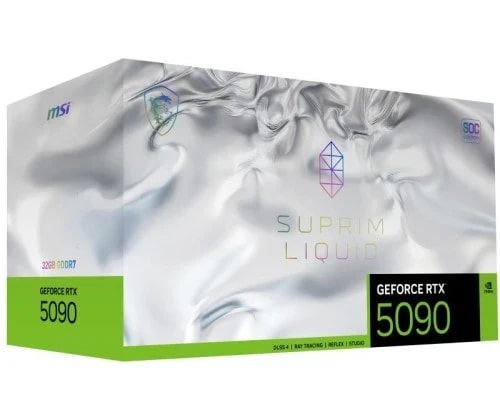 MSI GeForce RTX 5090 32G SUPRIM LIQUID SOC