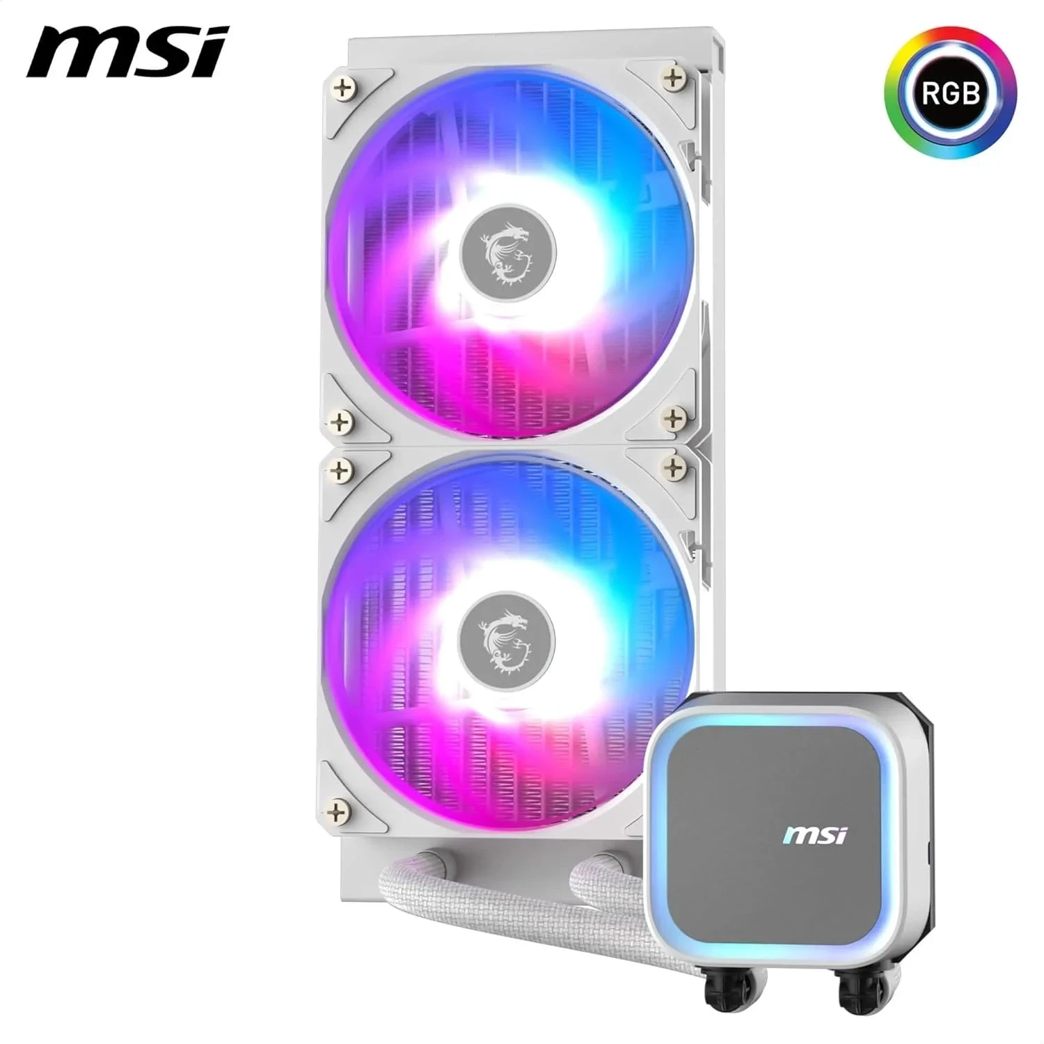 MSI MAG CORELIQUID A13 240 ARGB  - Blanc