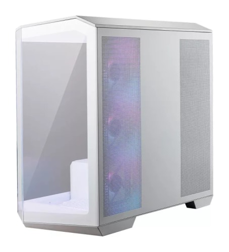 MSI MAG PANO M100R PZ Boîtier PC Micro-ATX Blanc