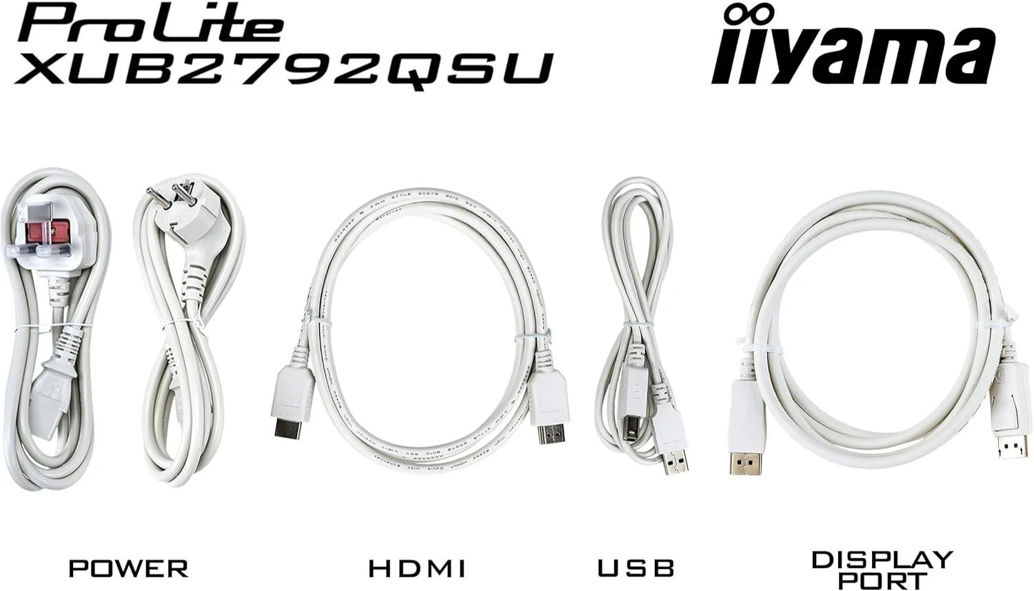 IIYAMA XUB2792QSU-W6 BLANC  27",IPS,2560x1440/100Hz,1H1DP, (copie)