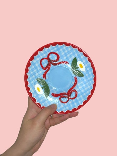 ☀ Assiette Gingham ☀