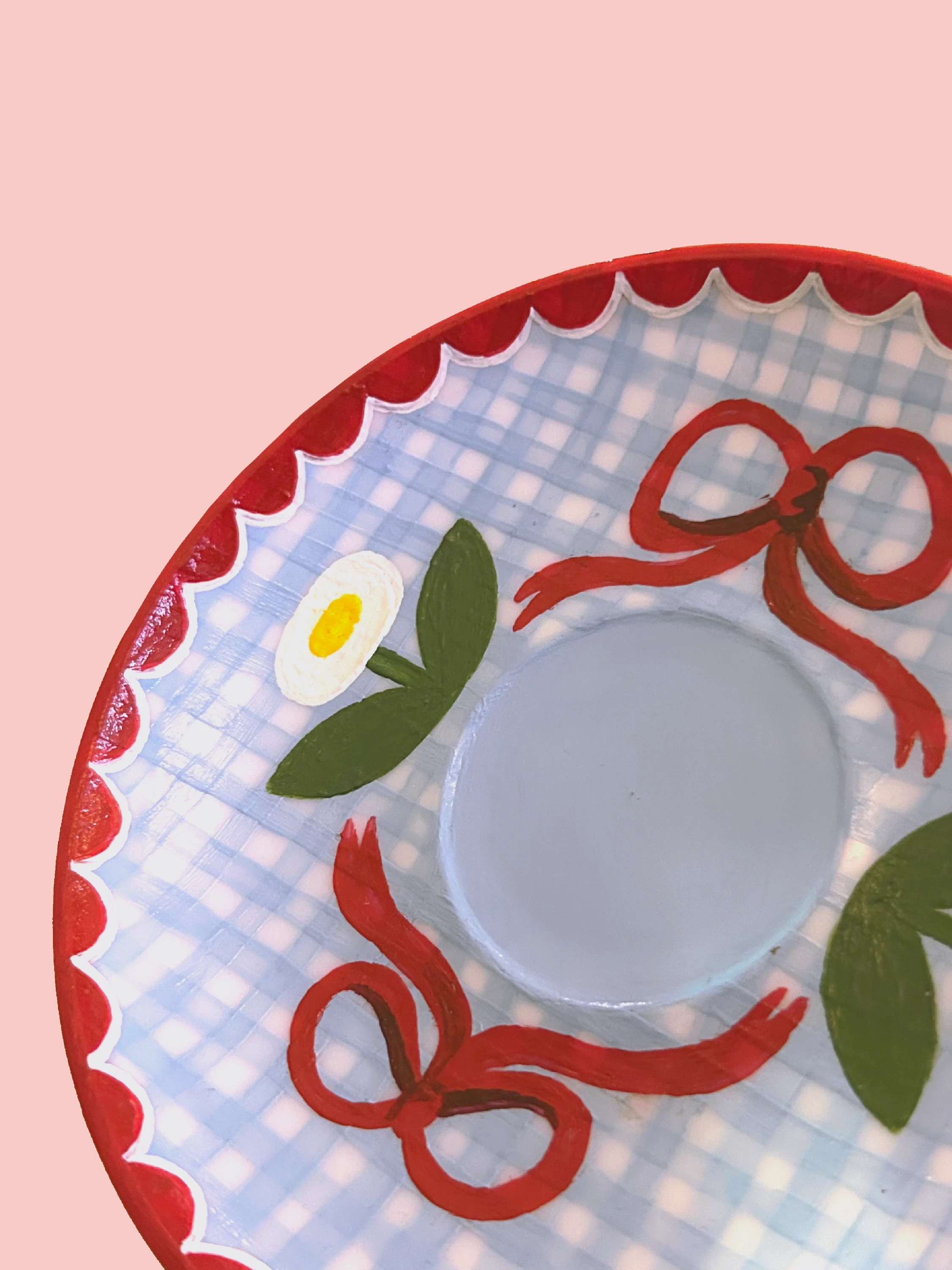 ☀ Assiette Gingham ☀