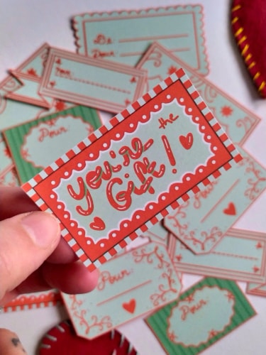 🎄 Étiquettes autocollantes de Noël 🎄