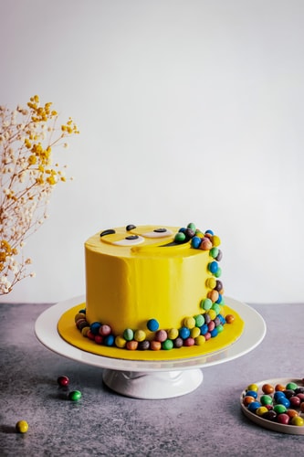 M&M's cake