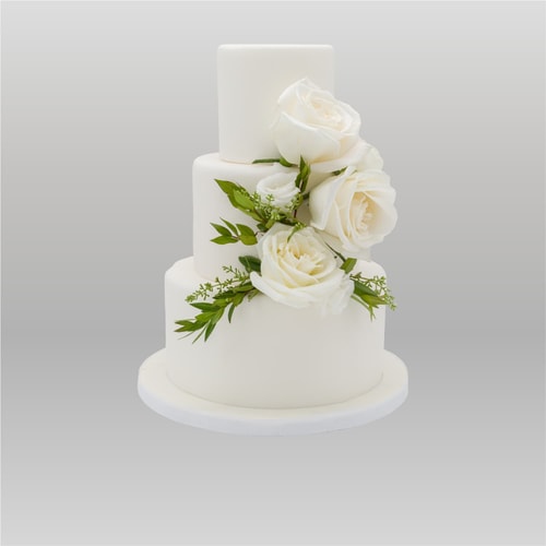 Mariage roses blanches