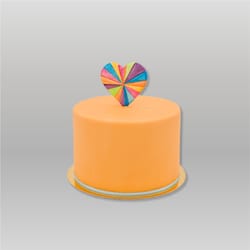 Cœur orange