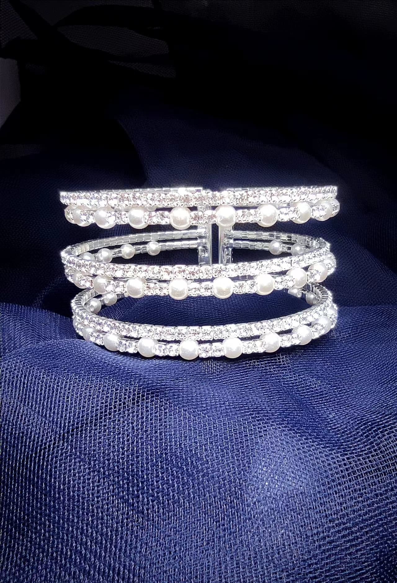 Bracelet cristaux à  mariage 0023