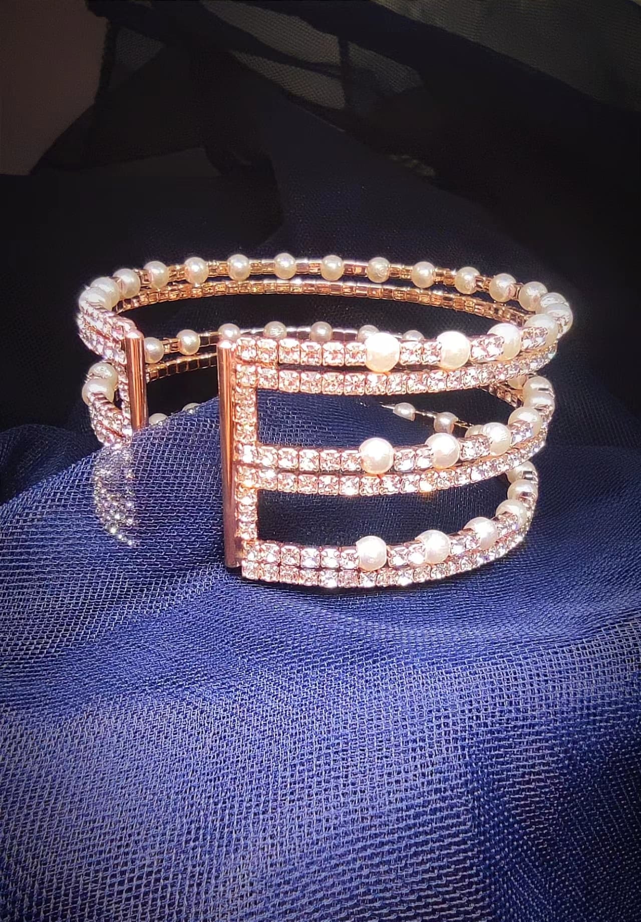 Bracelet cristaux à  mariage 0023