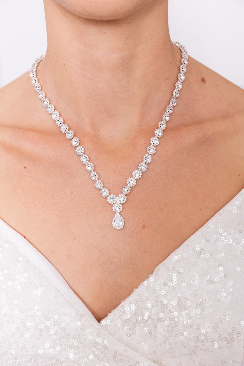 PARURE BIJOUX COLLIER MARIAGE 49-002