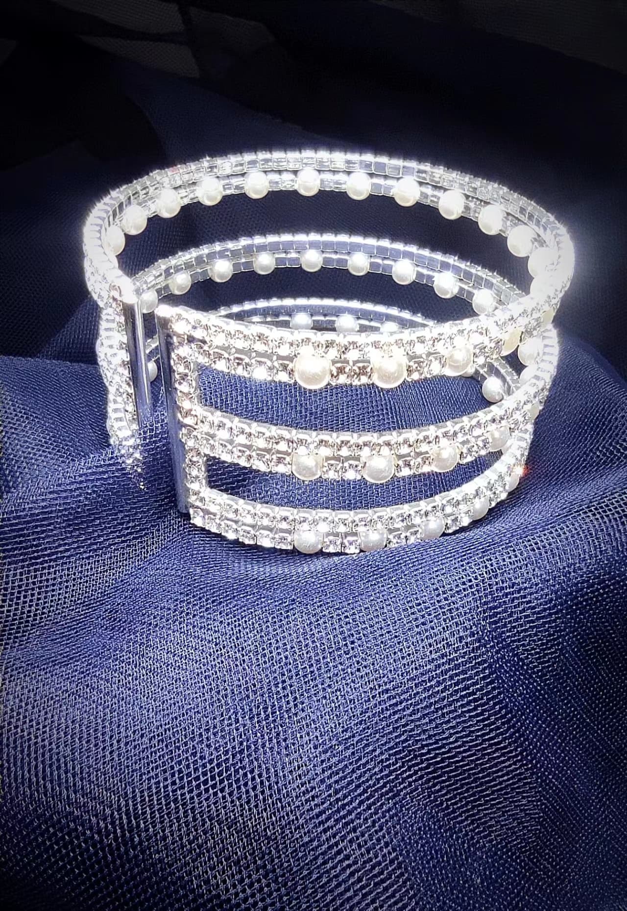 Bracelet cristaux à  mariage 0023