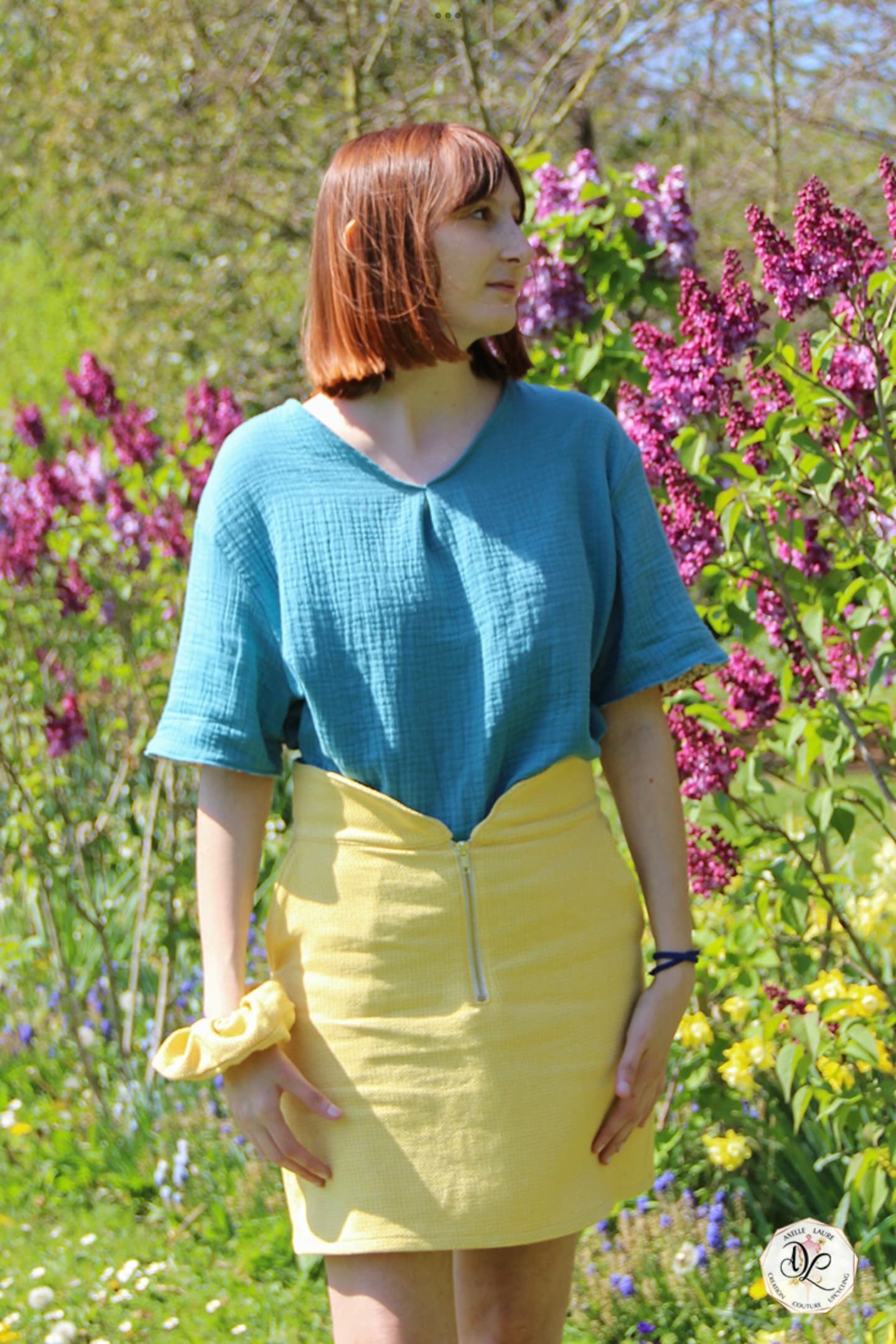 Tee-shirt Nemophila par Axelle Laure