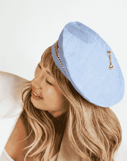 Béret en denim par Marais béret