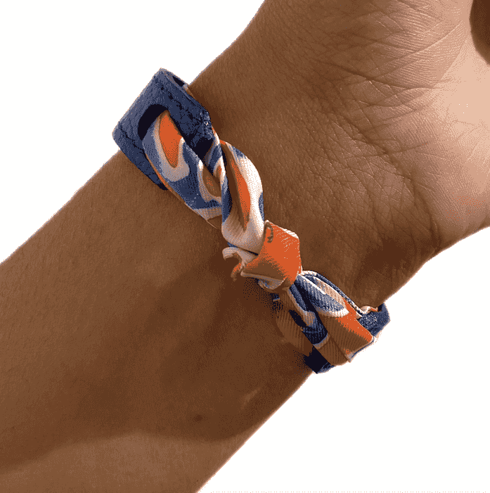 Bracelet "urgence de joie" Bleu/Rose par Stella Polar