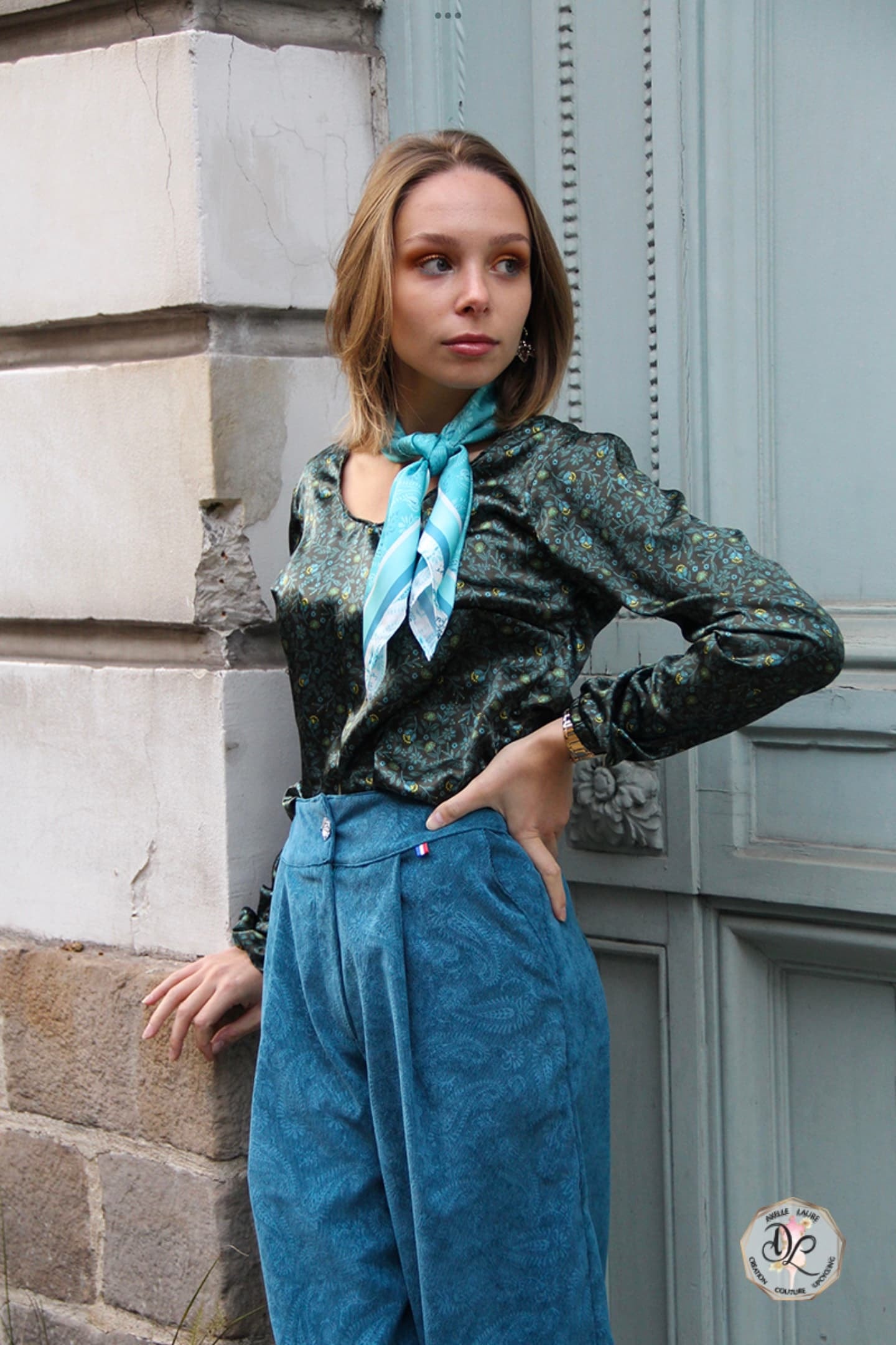 Blouse Boréale Par Axelle Laure