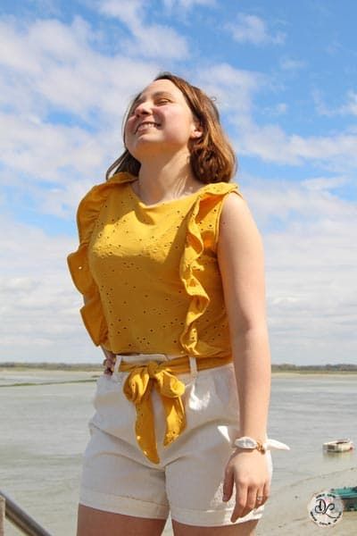Top Jonquille par Axelle Laure