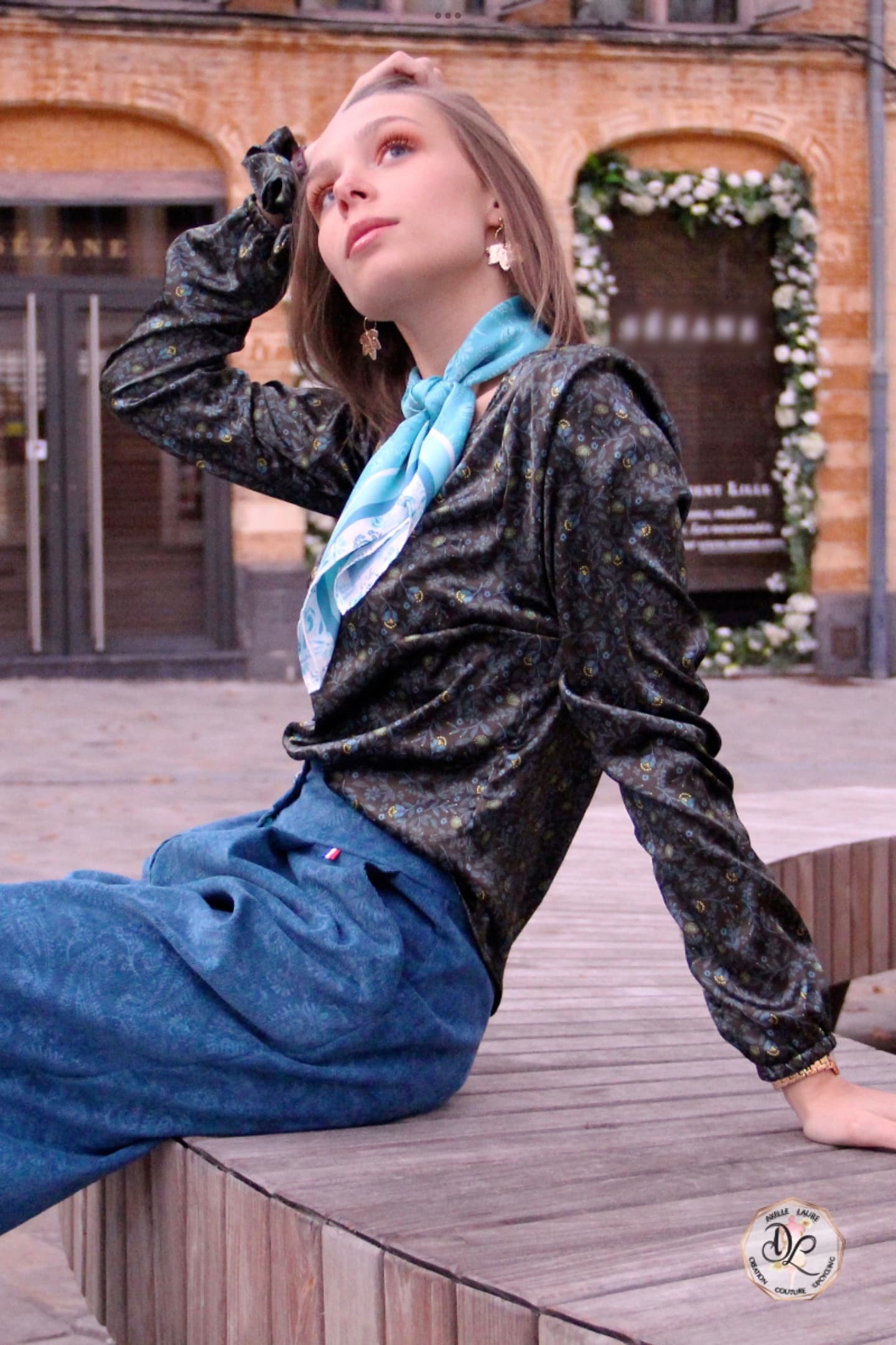 Blouse Boréale Par Axelle Laure