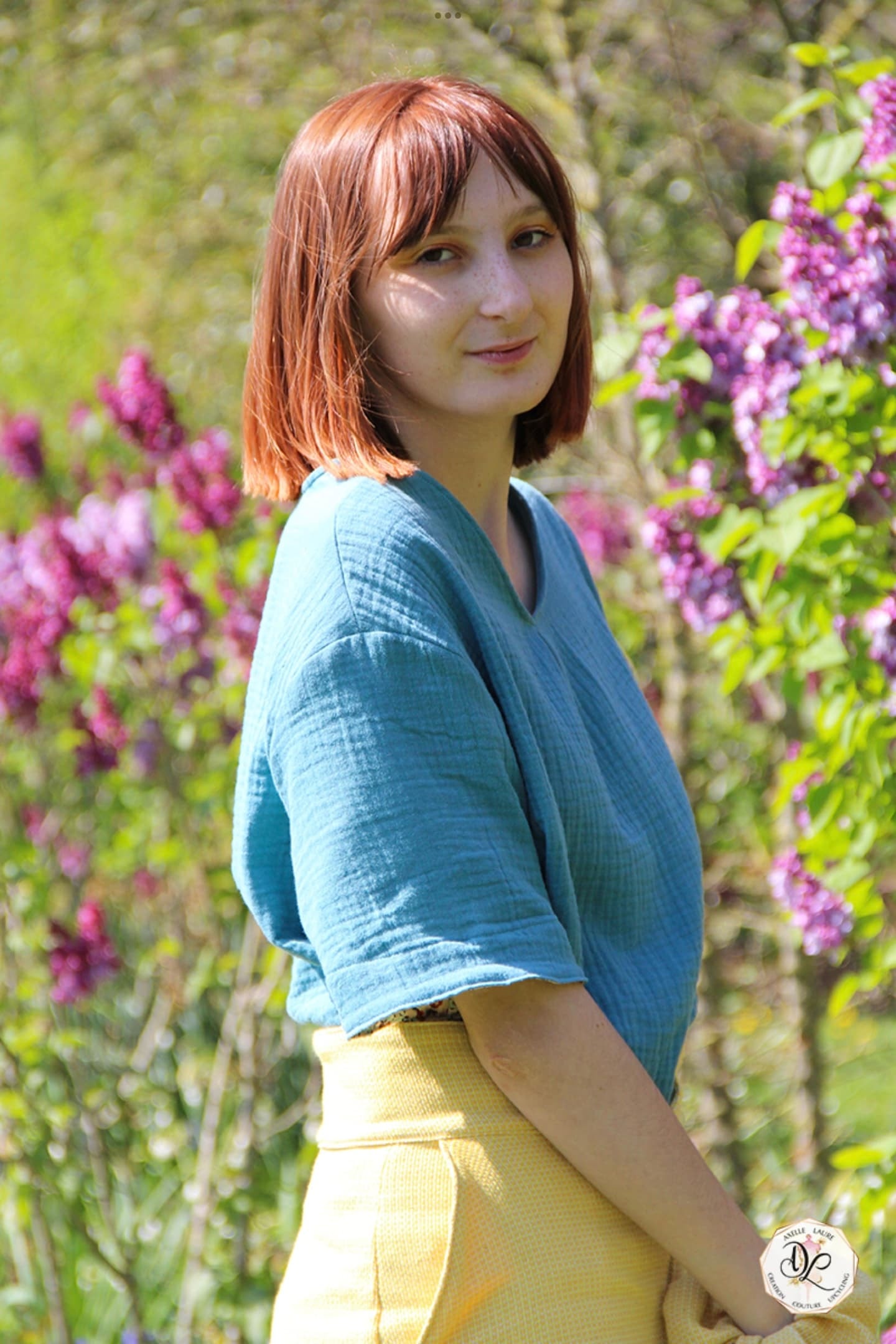 Tee-shirt Nemophila par Axelle Laure