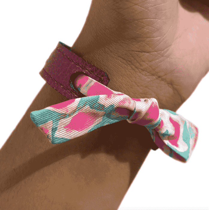 Bracelet "urgence de joie" Rose/ Bleu par Stella Polar