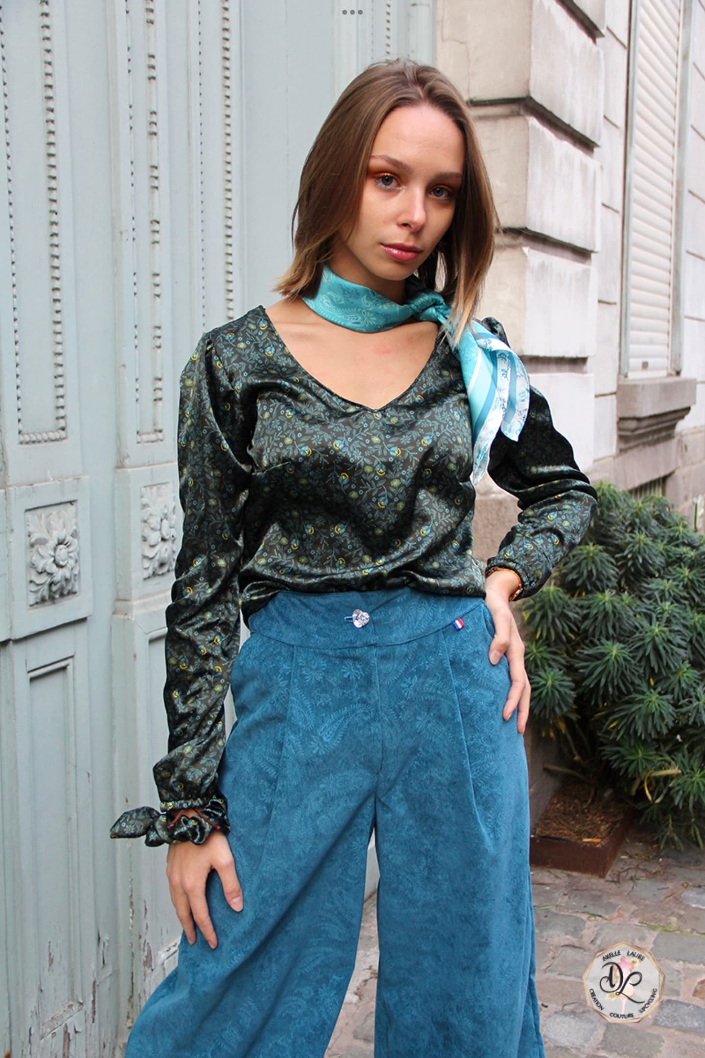 Blouse Boréale Par Axelle Laure