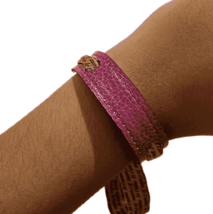 Bracelet "urgence de joie" Bleu/Rose par Stella Polar