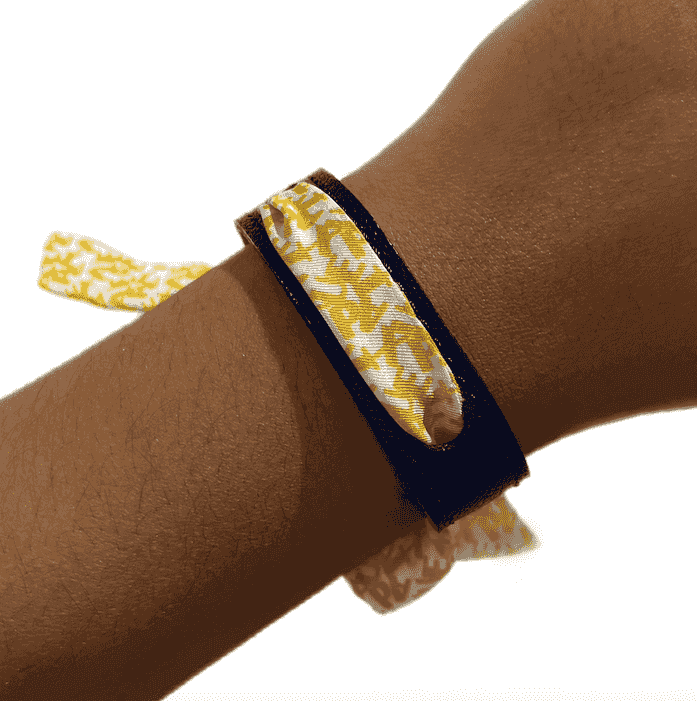 Bracelet "urgence de joie" Bleu/Jaune par Stella Polar