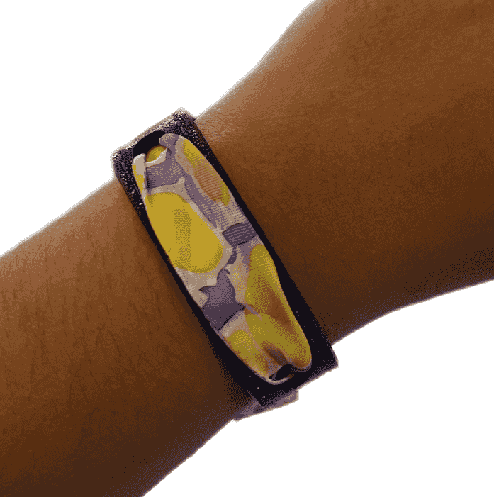Bracelet "urgence de joie" Bleu/Orange Stella Polar