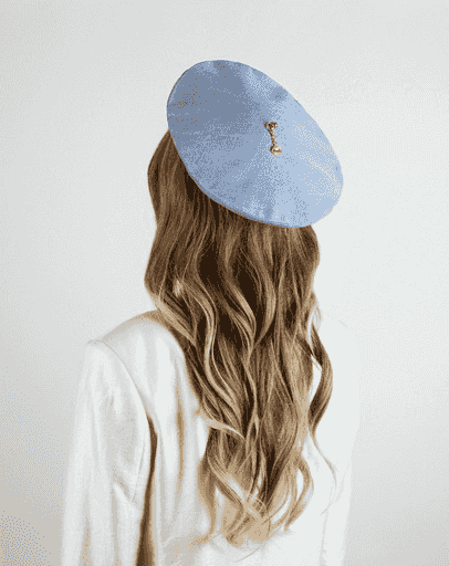 Béret en denim par Marais béret