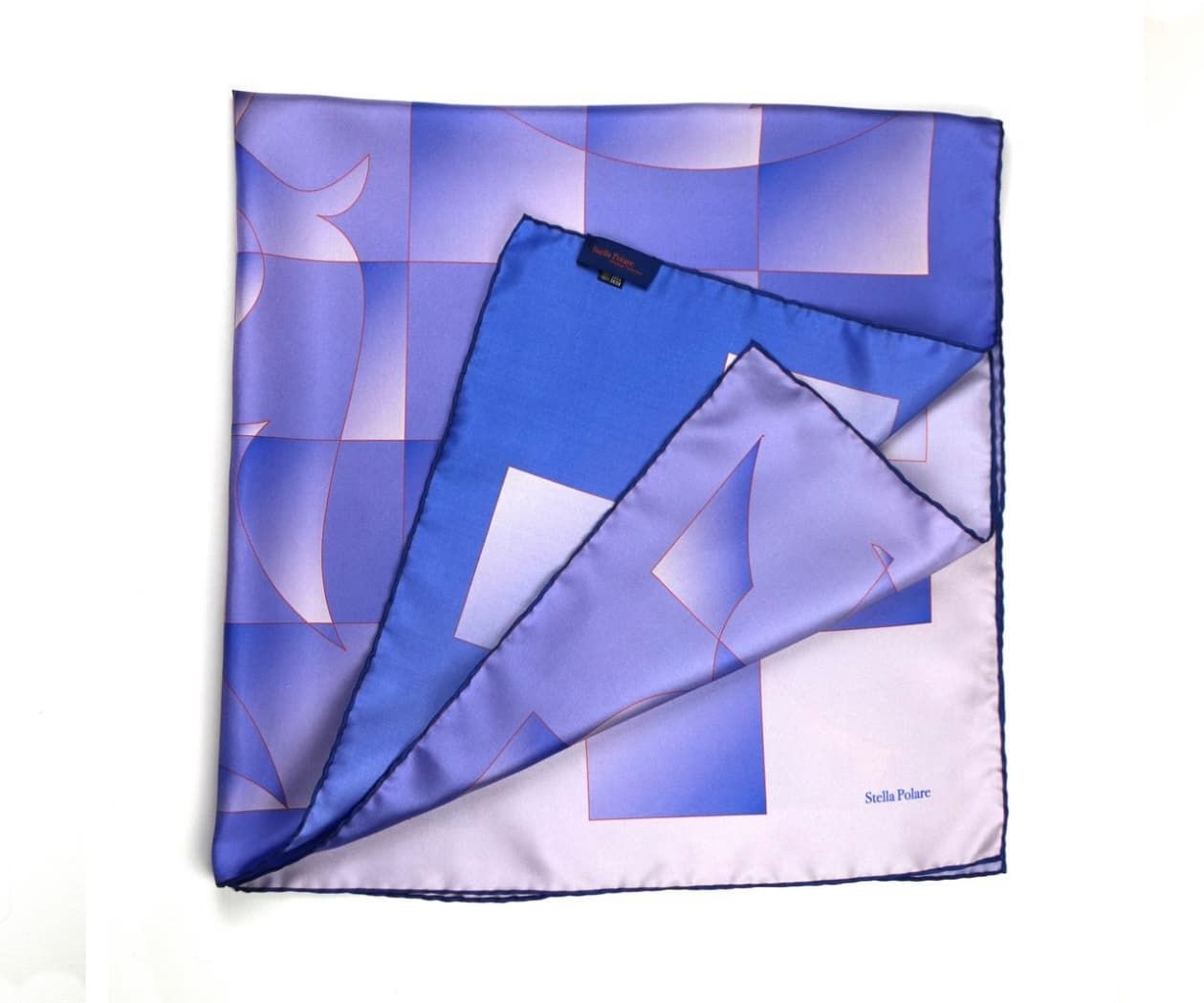 Foulard "Samarkandomania" blue degradé par Silk scarf